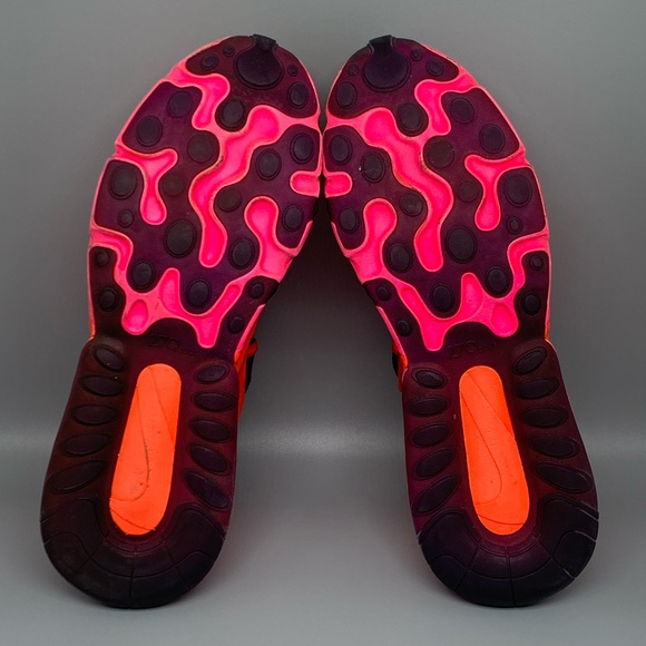 Nike Air Max 270 React Mystic Red Shoes AT6174-600 Women's Sz 10 - Picture 9 of 10